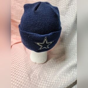 Reebok Navy Dallas Cowboys Knit Beanie